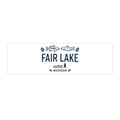 Fair Lake Michigan Bumper Sticker — Lake Cabin Fishing Decal