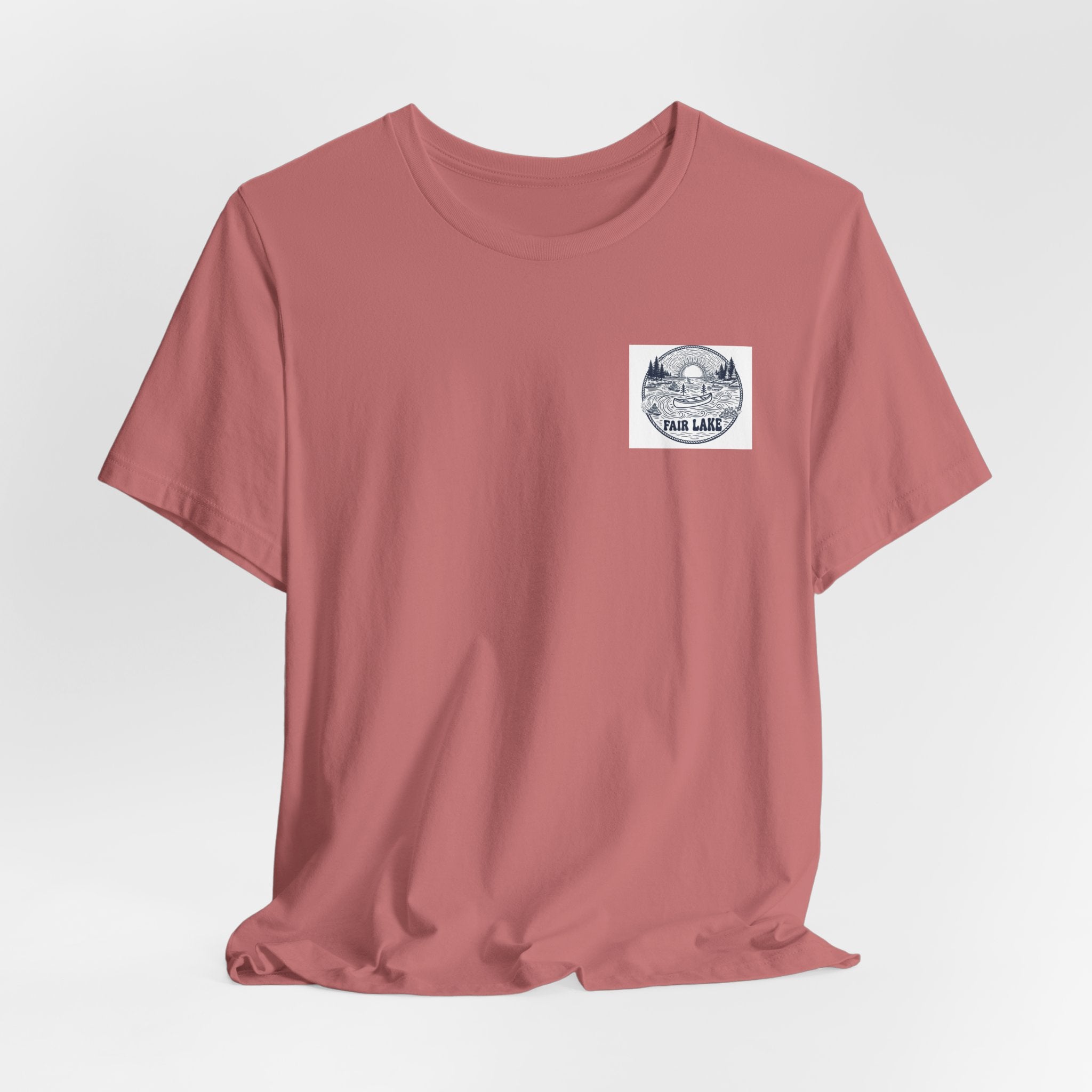 Copy of Copy of Copy of Fair Lake Map T-Shirt — Illustrated Lake Map Tee (Fair Lake Michigan)