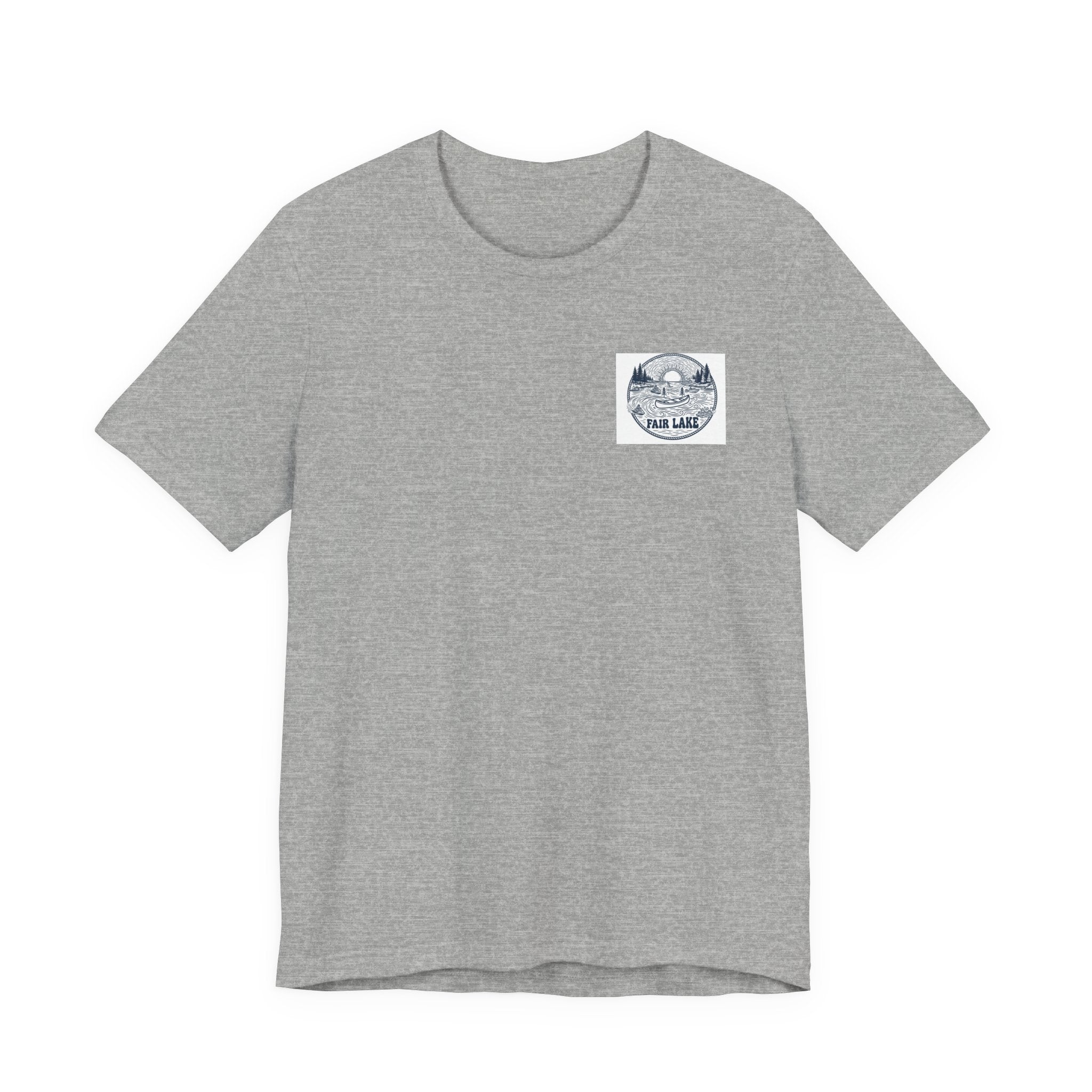 Copy of Copy of Copy of Fair Lake Map T-Shirt — Illustrated Lake Map Tee (Fair Lake Michigan)