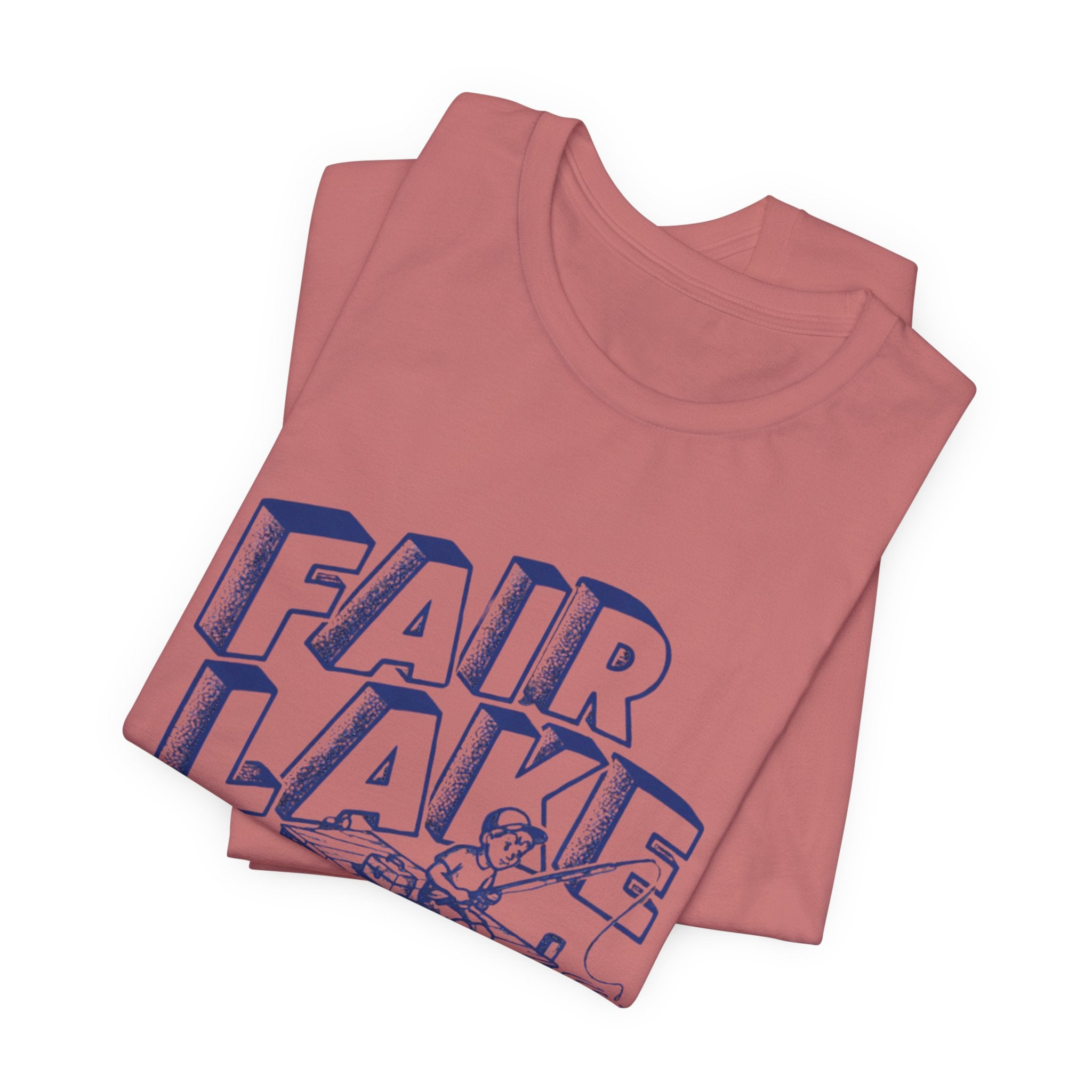 Copy of Copy of Fair Lake Map T-Shirt — Illustrated Lake Map Tee (Fair Lake Michigan)