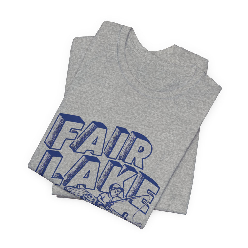 Copy of Copy of Fair Lake Map T-Shirt — Illustrated Lake Map Tee (Fair Lake Michigan)
