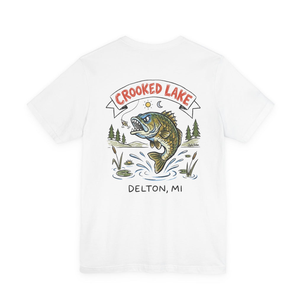 Copy of Copy of Fair Lake Map T-Shirt — Illustrated Lake Map Tee (Fair Lake Michigan)