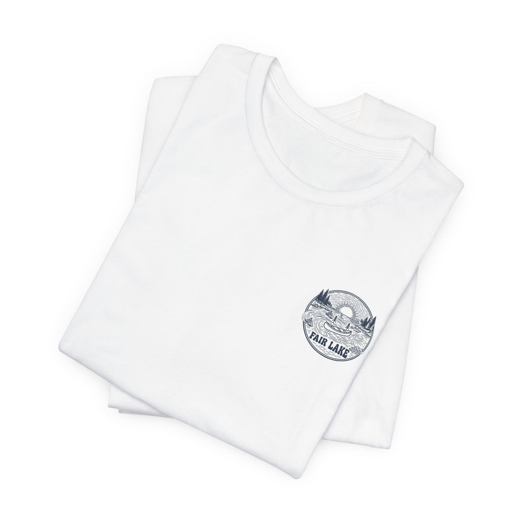 Copy of Copy of Copy of Fair Lake Map T-Shirt — Illustrated Lake Map Tee (Fair Lake Michigan)
