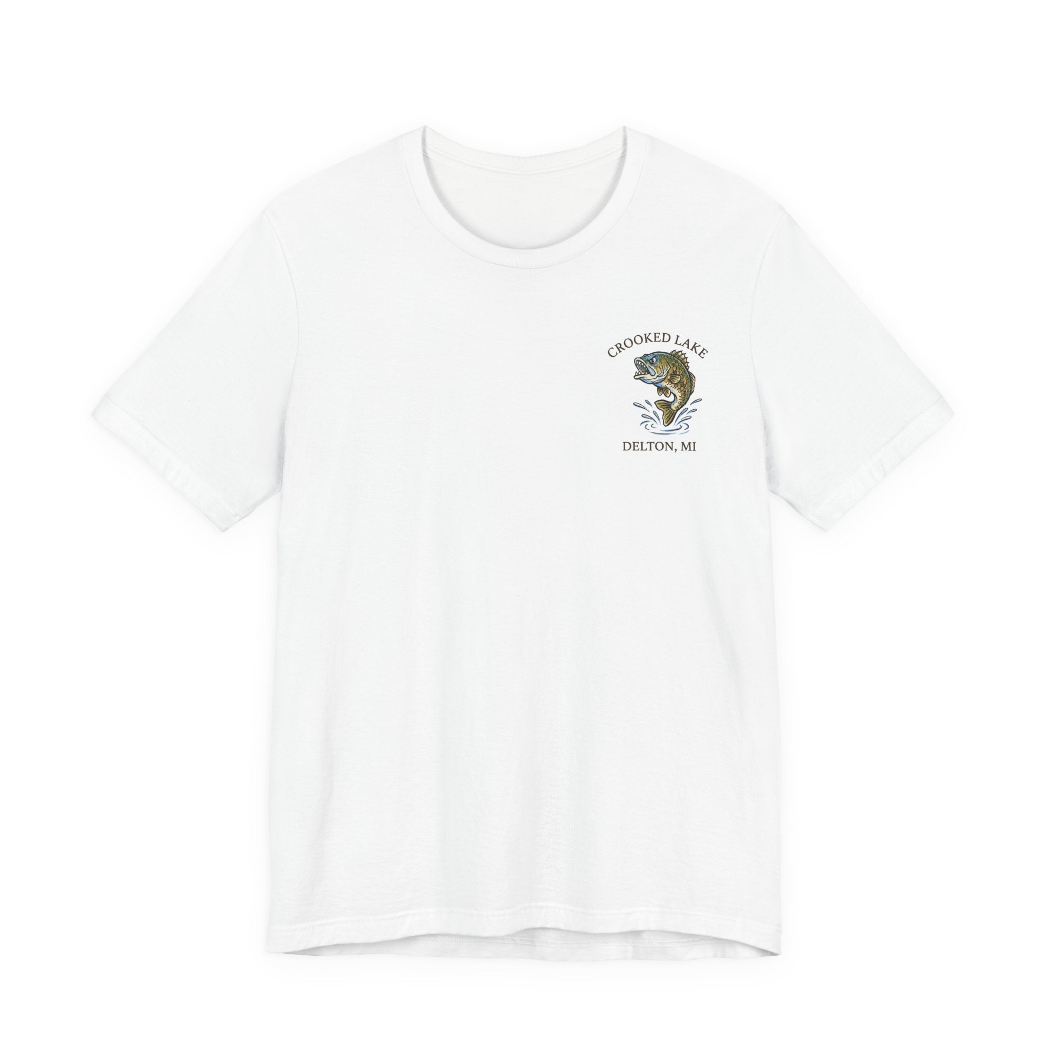 Copy of Copy of Fair Lake Map T-Shirt — Illustrated Lake Map Tee (Fair Lake Michigan)