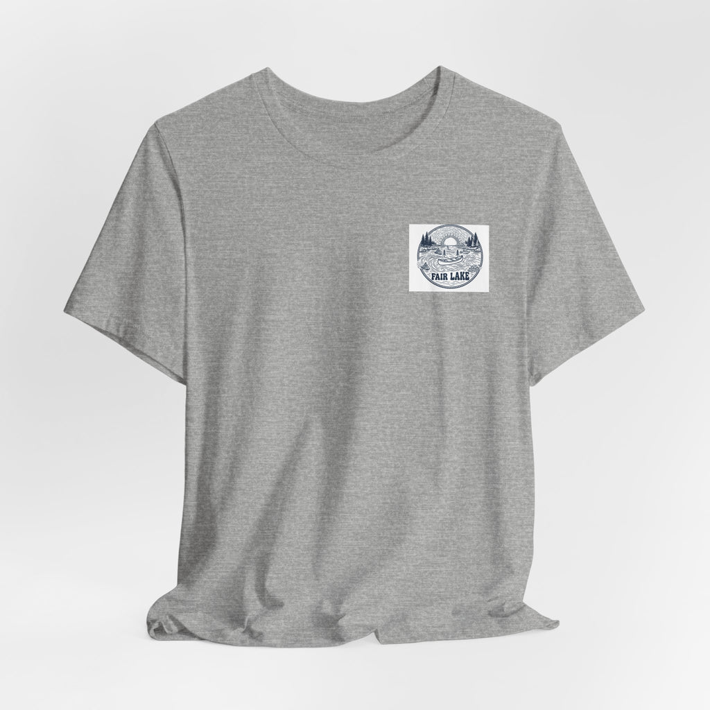 Copy of Copy of Copy of Fair Lake Map T-Shirt — Illustrated Lake Map Tee (Fair Lake Michigan)