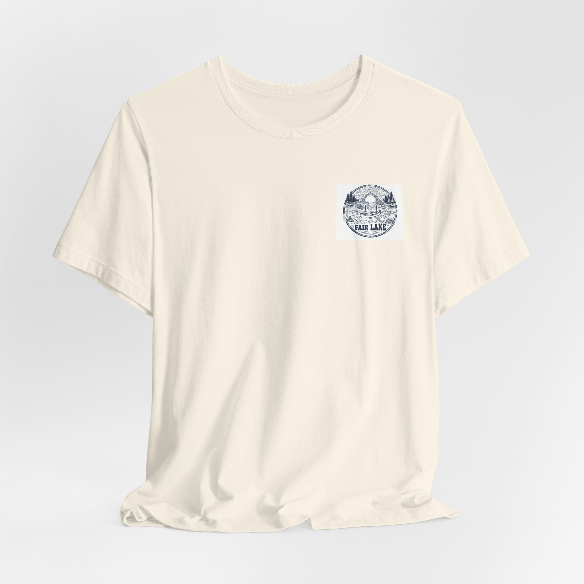 Copy of Copy of Copy of Fair Lake Map T-Shirt — Illustrated Lake Map Tee (Fair Lake Michigan)