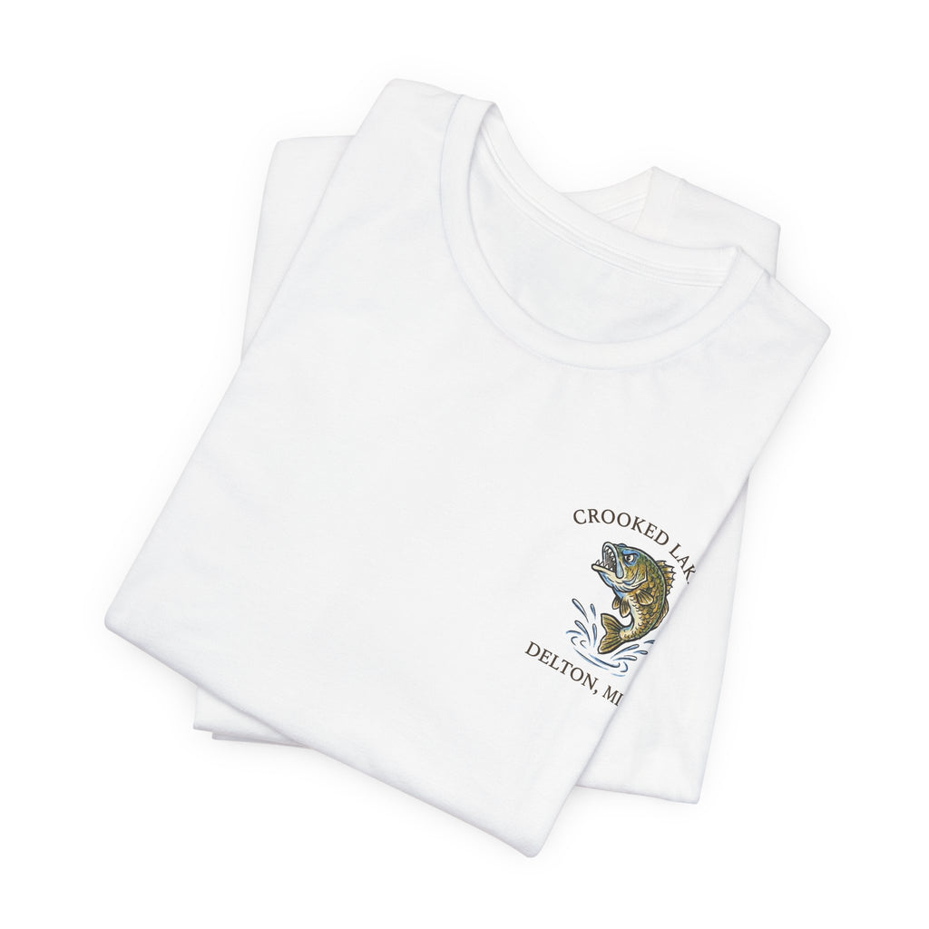 Copy of Copy of Fair Lake Map T-Shirt — Illustrated Lake Map Tee (Fair Lake Michigan)