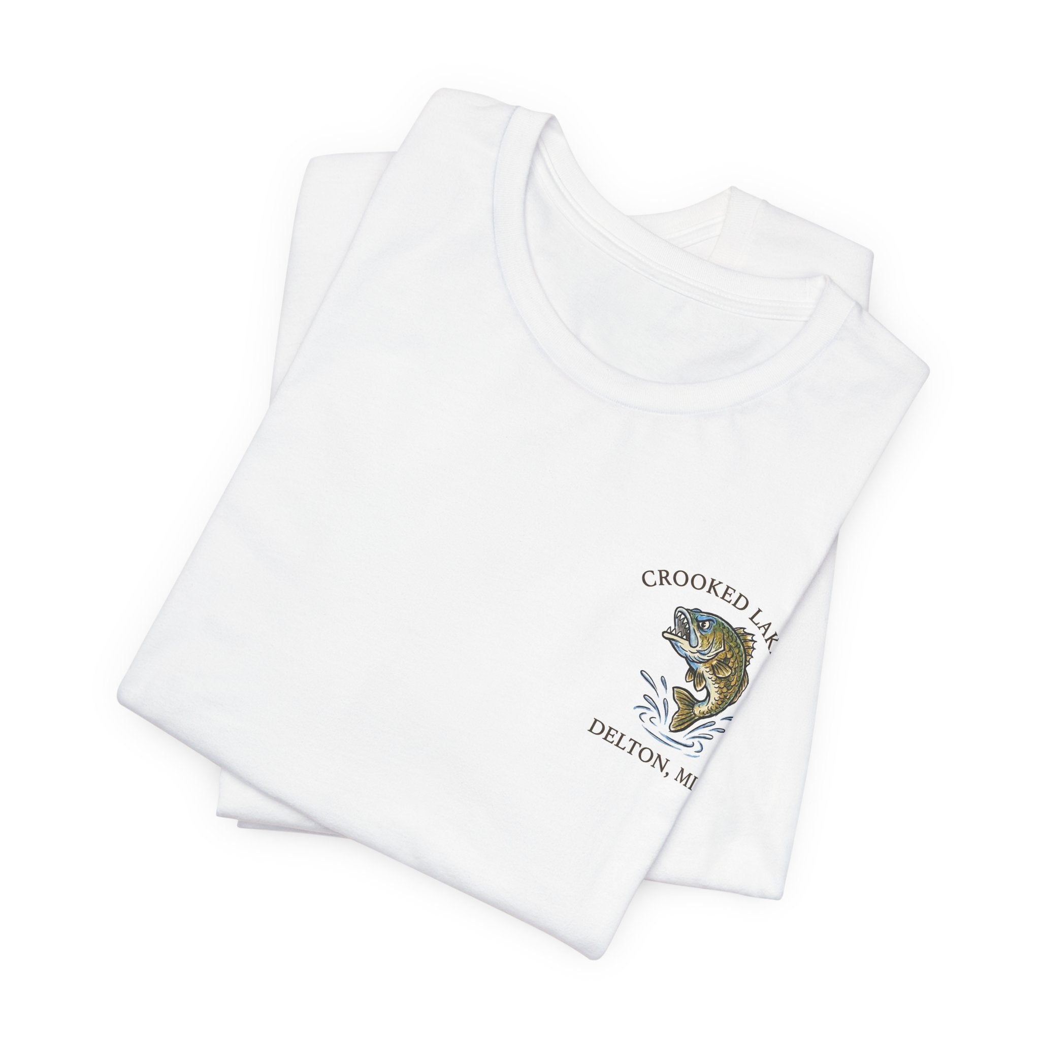 Copy of Copy of Fair Lake Map T-Shirt — Illustrated Lake Map Tee (Fair Lake Michigan)