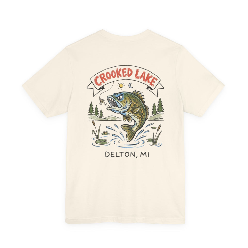Copy of Copy of Fair Lake Map T-Shirt — Illustrated Lake Map Tee (Fair Lake Michigan)