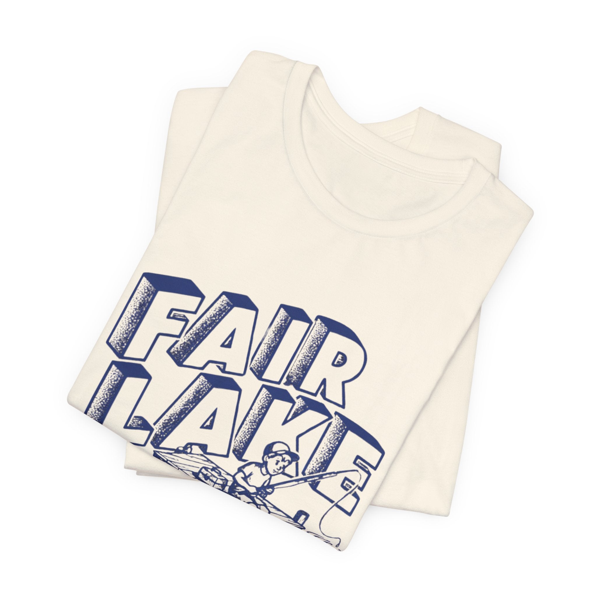 Copy of Copy of Fair Lake Map T-Shirt — Illustrated Lake Map Tee (Fair Lake Michigan)