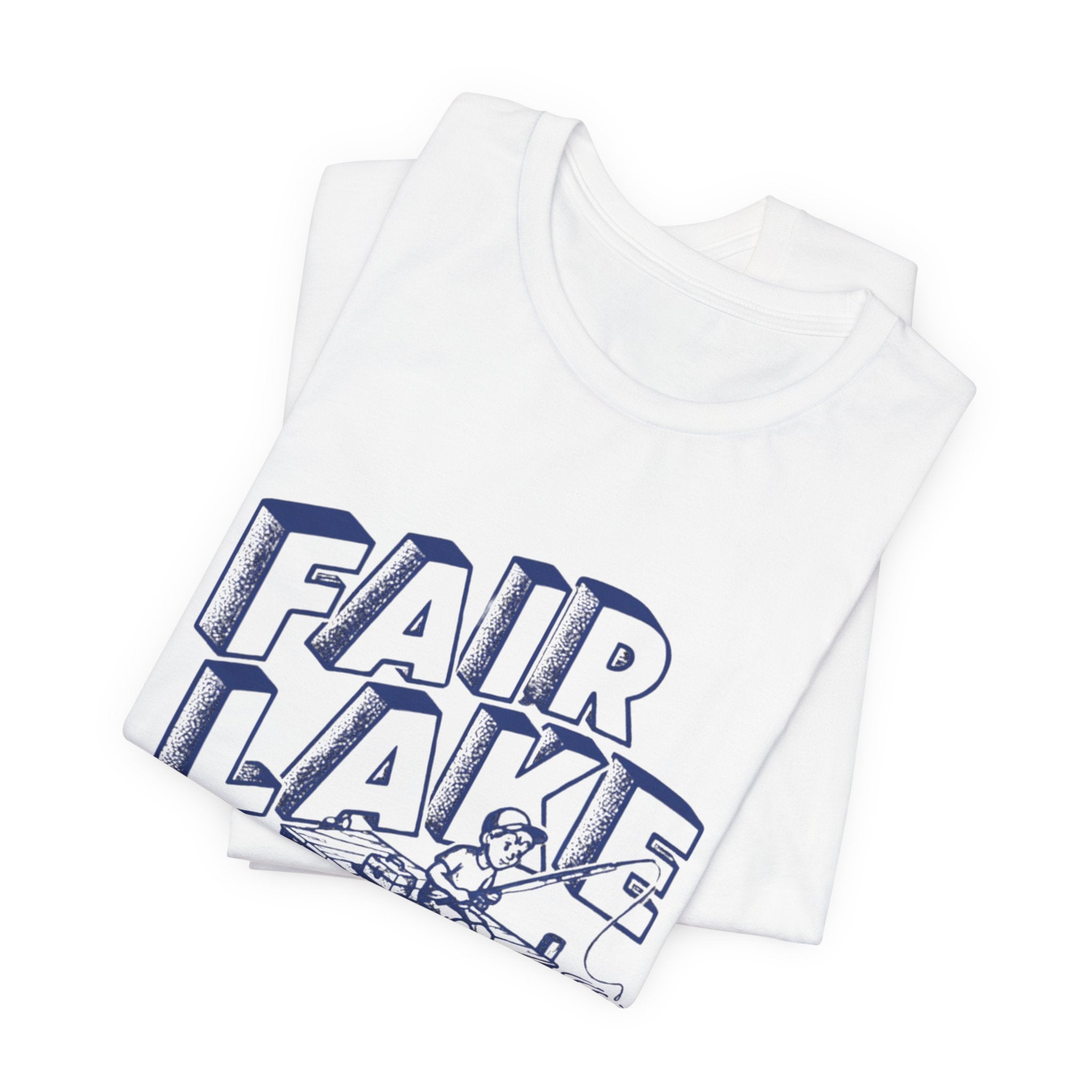Copy of Copy of Fair Lake Map T-Shirt — Illustrated Lake Map Tee (Fair Lake Michigan)