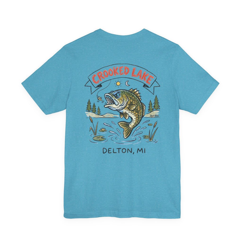 Copy of Copy of Fair Lake Map T-Shirt — Illustrated Lake Map Tee (Fair Lake Michigan)