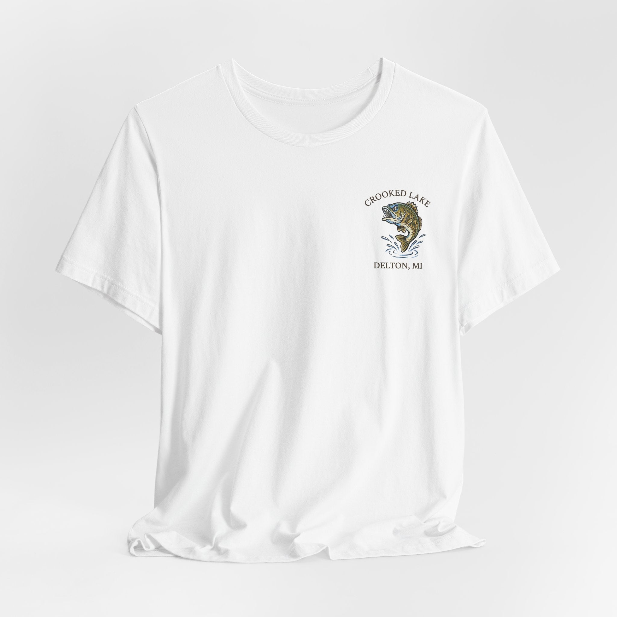 Copy of Copy of Fair Lake Map T-Shirt — Illustrated Lake Map Tee (Fair Lake Michigan)