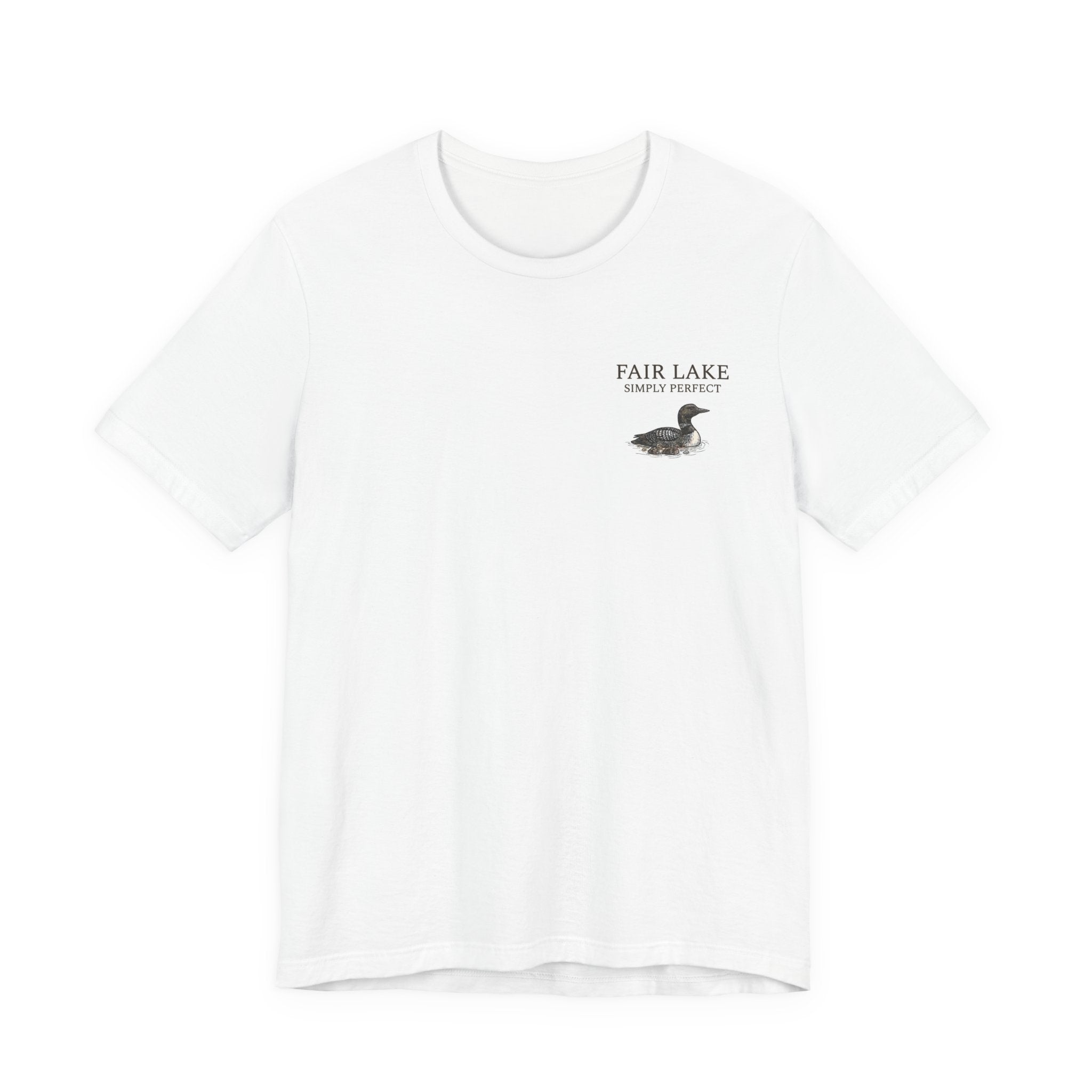 Copy of Fair Lake Map T-Shirt — Illustrated Lake Map Tee (Fair Lake Michigan)